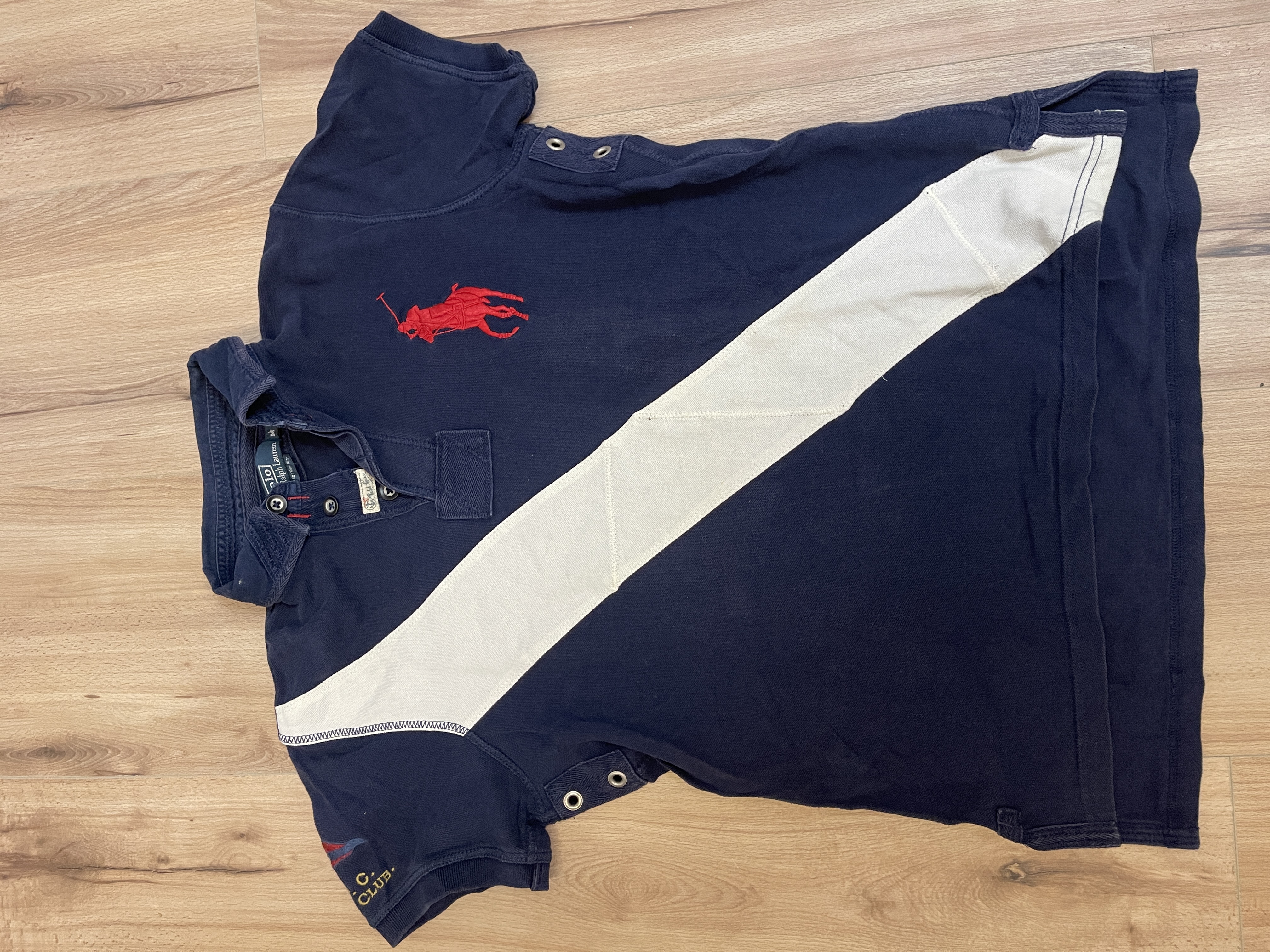 Ralph Lauren Polo Vintage Shirt – Navy | Gr. M – Foto 2